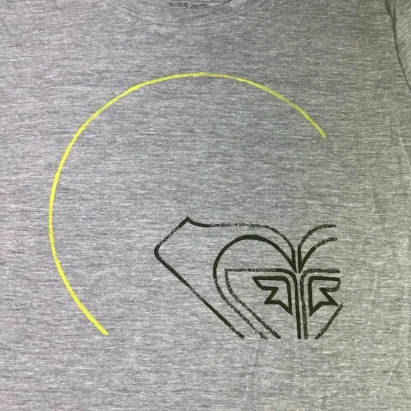 ROXY Women's T-Shirt Cotton Gray Tee Carson Heart New - Picture 4 of 12